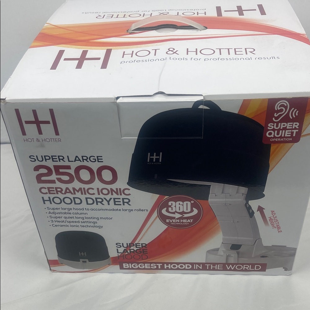 Hot & Hotter Ceramic Ionic Hood Dryer